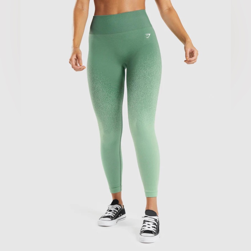 Gymshark Adapt Ombré Seamless Shorts - Green/Light Green